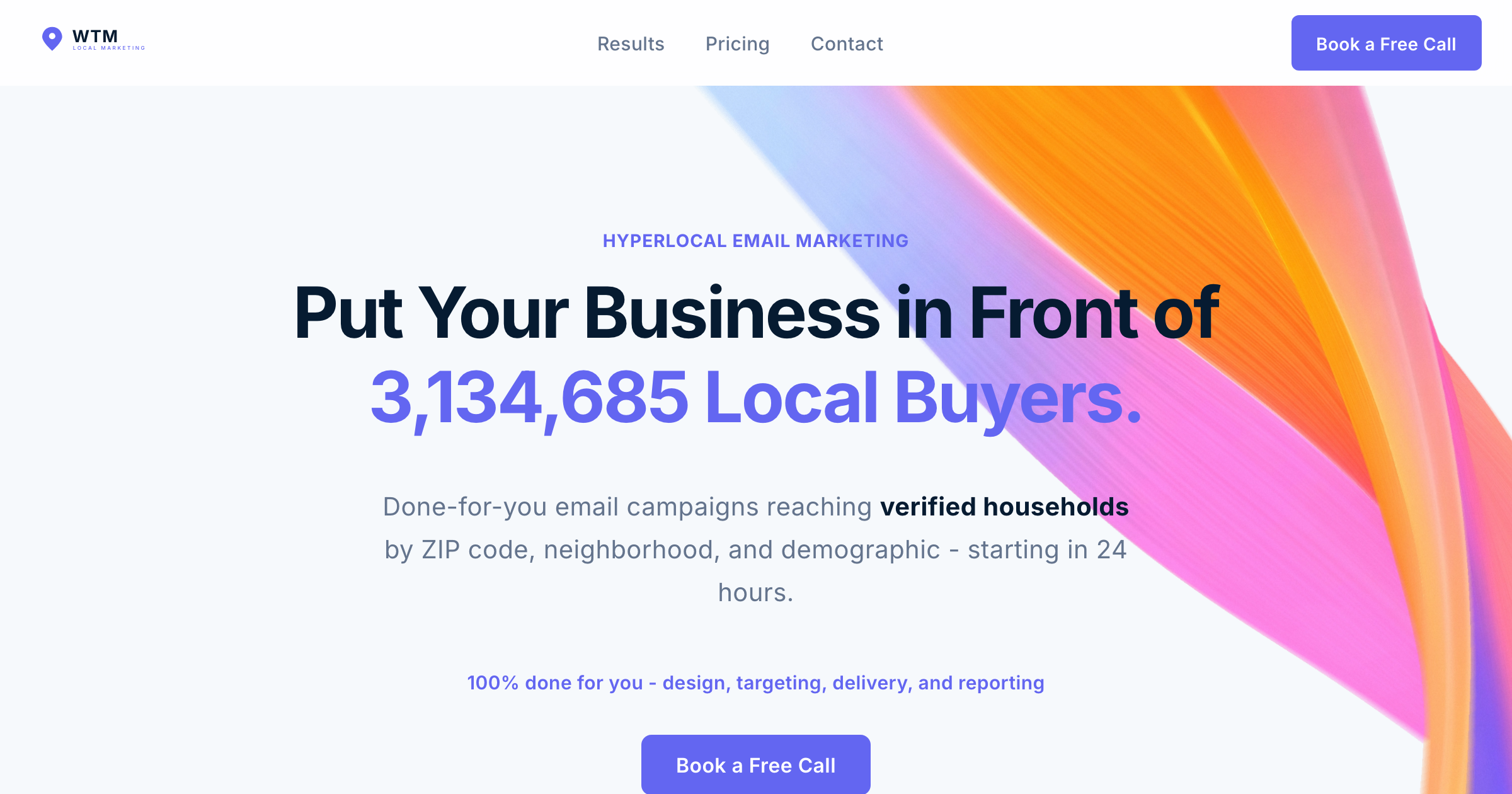 WTM Local Marketing website